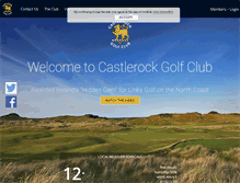 Tablet Screenshot of castlerockgc.co.uk